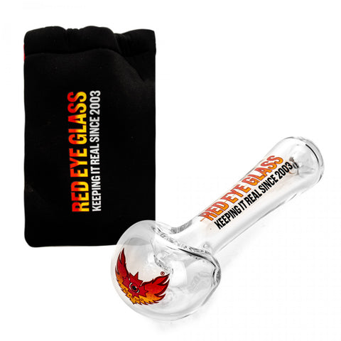 RED EYE GLASS® 4.5" Classic Since 2003 Spoon Hand Pipe - Tha Bong Shop 