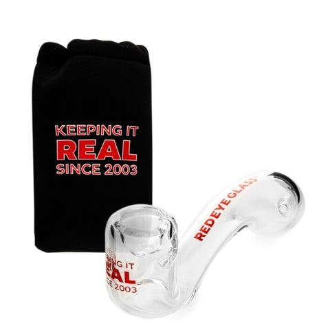 RED EYE GLASS® 5.5" Modern Since 2003 Sherlock Hand Pipe