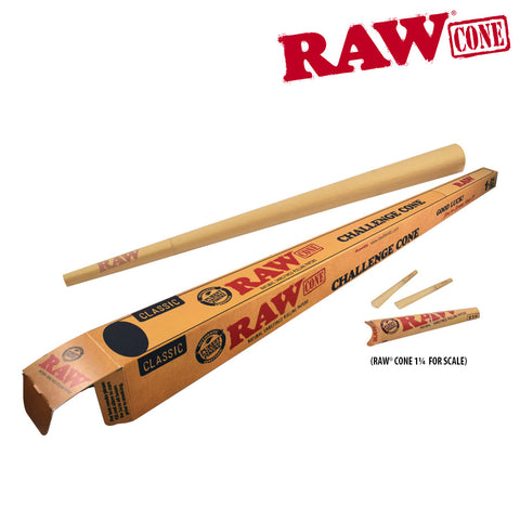 RAW PRE-ROLLED CONE – CHALLENGE (24″)