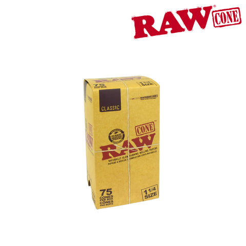 RAW PRE-ROLLED CONE 1¼ – 75/PACK - Tha Bong Shop 