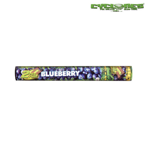 Blueberry Cyclones Prerolled Cone Hemp Blunt Wraps - Tha Bong Shop 