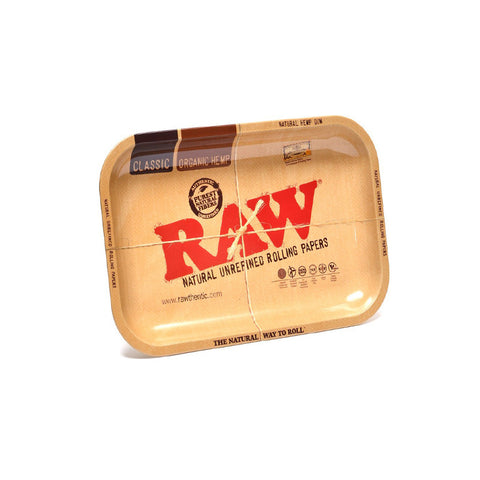 RAW Metal Rolling Tray - Tha Bong Shop