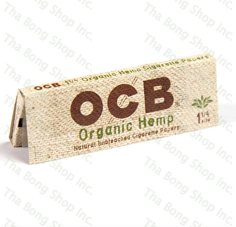 OCB Organic Hemp 1 1/4 Rolling Papers - Tha Bong Shop 