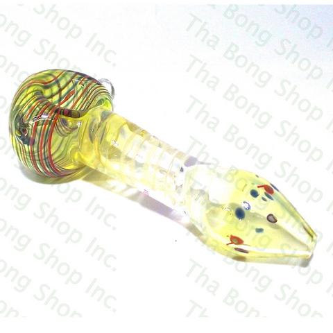Fumed Red Spiral Pipe - Tha bong Shop 