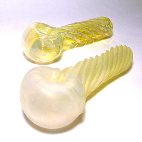 Narc Glass Fumed Twist Pipes - Tha Bong Shop