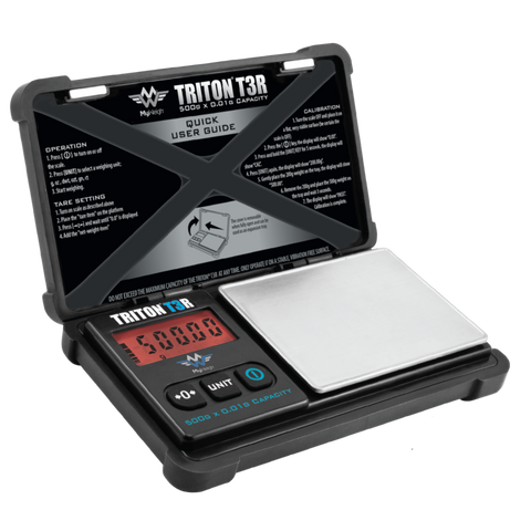 Triton T3r 500g x 0.01g  USB Rechargeable Digital Scale - Tha Bong Shop 