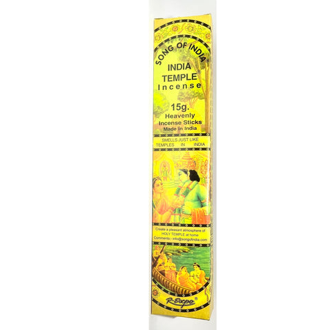 Song of India India Temple Heavenly Incense Sticks - Tha Bong Shop 
