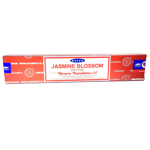 Satya Jasmine Blossom Incense Stick  15g - Tha Bong Shop 