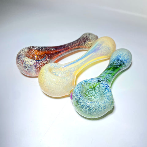 Cosmic Alley Glass 4” Fritted  Hand Pipe - Tha Bong Shop 