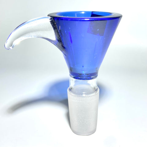 14mm Blue Cone Bowl With Handle - Tha Bong Shop 