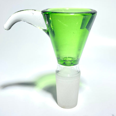 14mm Green Cone Bowl With Handle - Tha Bong Shop 