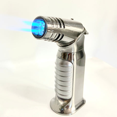 Quad Flame 5” Handheld Jet Torch Lighter - Tha Bong Shop 