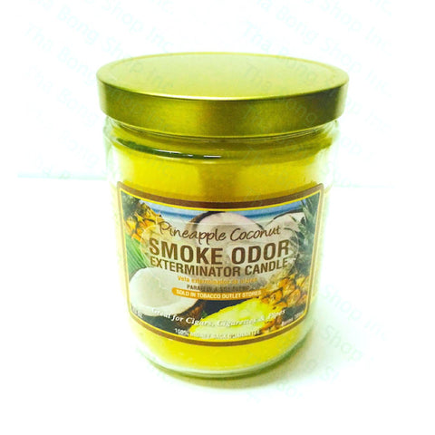  Pineapple Coconut Smoke Odor Exterminator Candle - Tha Bong Shop 