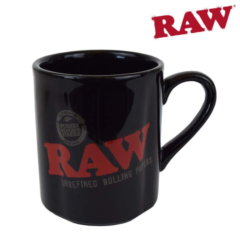 RAW BLACK COFFEE MUG - Tha Bong Shop 