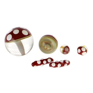 Eckhart Glass Mushroom Slurper Set - Tha Bong Shop 