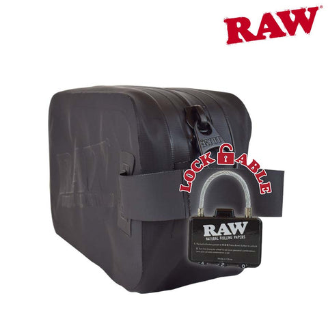 RAW x RYOT – ALL WEATHER SMELLPROOF LOCKABLE DOPP KIT - Tha Bong Shop 