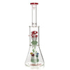 RED EYE GLASS® 12" Amanita Dual Chamber Beaker Base Water Pipe - Tha Bong Shop 