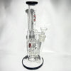 Zoom Glass Reverse ShowerHead To Turbine Perc 18mm Bong - Tha Bong Shop 