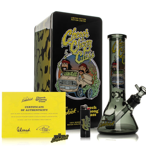 GEAR PREMIUM®
CHEECH & CHONG® GLASS
12" 7mm Thick Van Sidekick Water Pipe (Limited Edition of 420) - Tha Bong Shop 