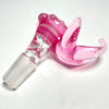 Gibsons Glassworks 14mm  Pink Bowl With Pink Horns - Tha Bong Shop 