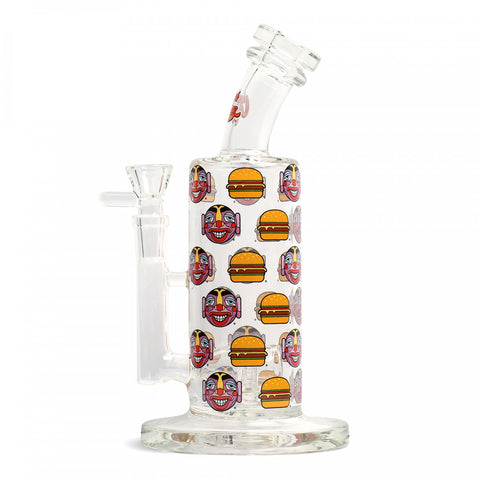 CHEECH & CHONG® GLASS 10" Hamburger Bubbler  - Tha Bong Shop 