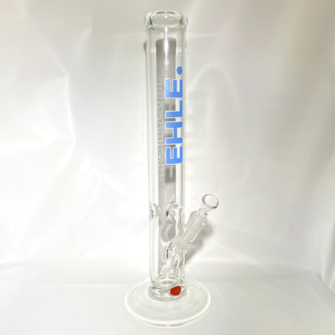 EHLE Glass X Tha Bong Shop  14mm Blue Label 5mm 18” Straight Tube - Tha Bong Shop 