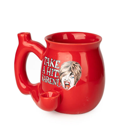 Take A Hit Karen Mug Pipe - Tha Bong Shop 