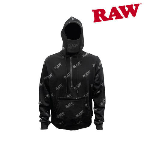 ROLLING PAPERS X RAW – RAWLERS HOODIE BLACK - Tha Bong Shop 