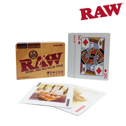 RAW PLAYING CARDS - Tha Bong Shop 