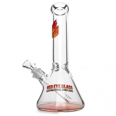 RED EYE GLASS® 12" 7mm Thick Classic Since 2003 Beaker Base Water Pipe