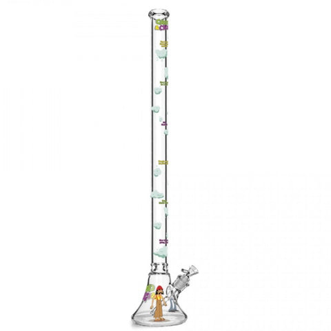 CHEECH & CHONG® GLASS
48" 7mm Thick How High Are You Bell Base Water Pipe - Tha Bong Shop 
