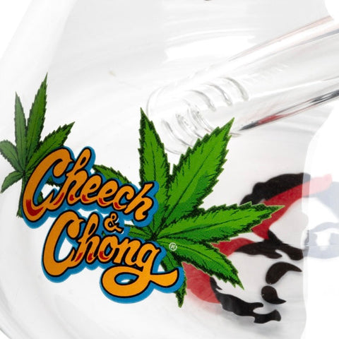 CHEECH & CHONG® GLASS 15” Pop Art Beaker Base Water Pipe - Tha Bong Shop 