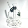 Mini Leaf Bubbler With Double Bubble Base - Tha Bong Ship 
