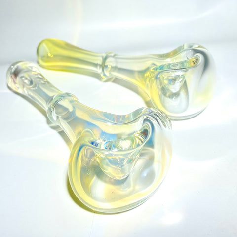 Thatcher Glass Colour Changing Silver Fumed Pipes - Tha Bong Shop 