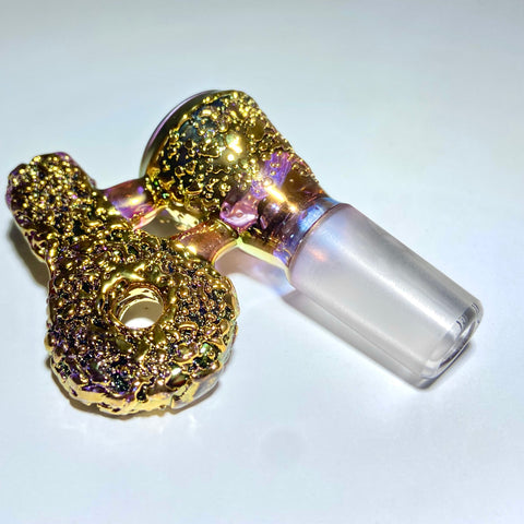 Niko BH Glass Solid Gold Fume 14mm Sourkey Bowl  - Tha Bong Shop 