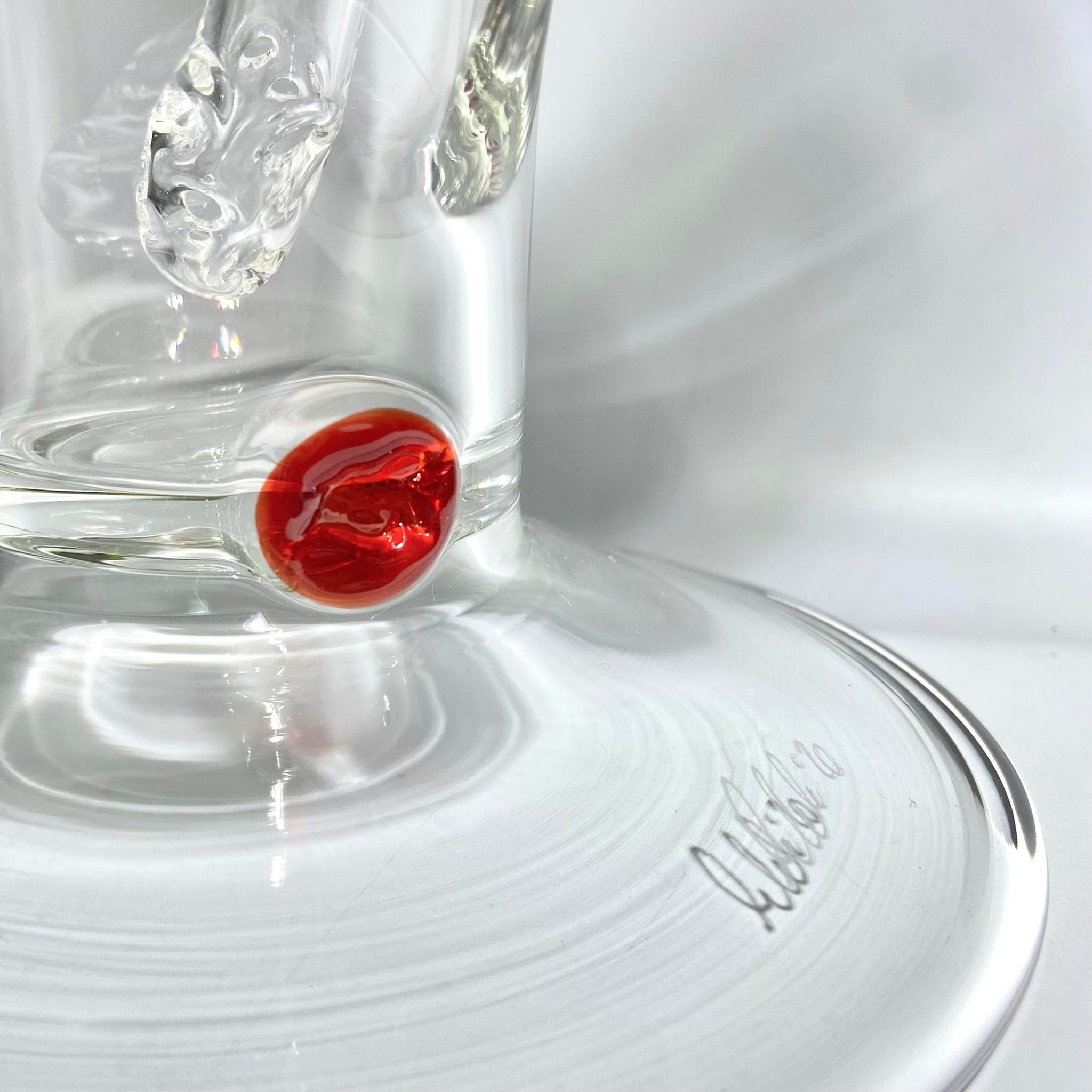 EHLE Glass X Tha Bong Shop Yellow Label 5mm 18 Straight Tube TBSINC ehle-glass-x-tha-bong-shop-yellow-label-5mm-18-straight-tube-tbsinc