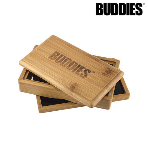 BUDDIES Bamboo Magnetic Sifter Box