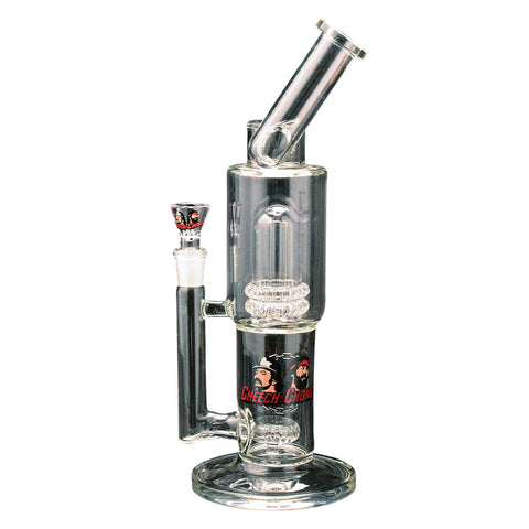 SALE ITEM Cheech & Chong Glass 12 Inch Tall Welcome To Mexico Tube - Tha Bong Shop