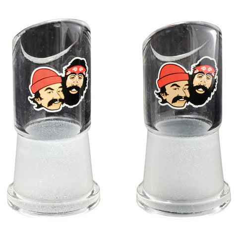 Cheech & Chong Glass Cut Dome - Tha Bong Shop