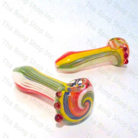 Spiral Lined Hand Pipe - Tha Bong Shop 