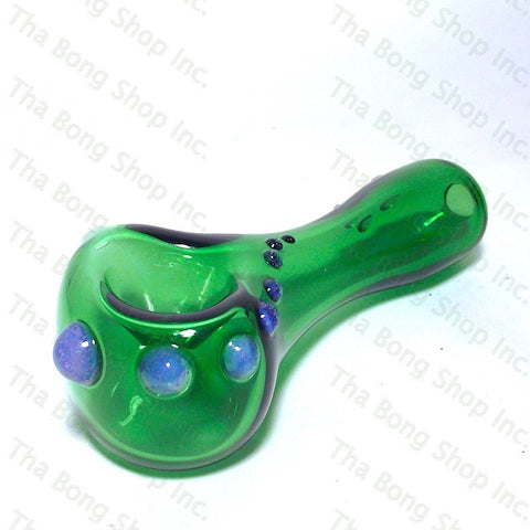  Leash Glass Green  Spoon Pipe - Tha Bong Shop 