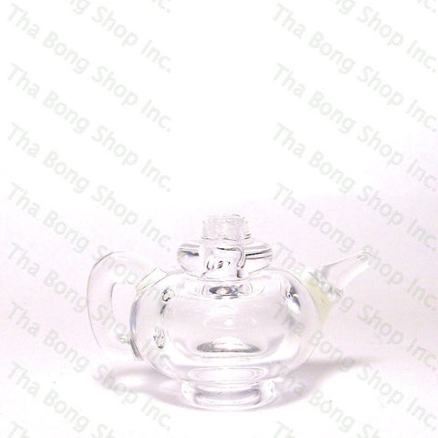 B.E. Glassworks Clear Tea Pot Carb Caps - Tha Bong Shop 