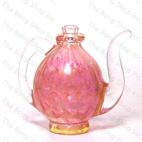 B.E. Glassworks Gold & Silver Fumed Tea Pot Carb Cap  - Tha Bong Shop 