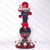 Full Zirkl Glass Red , Black & Crushed Opal Ball Rig - Tha Bong Shop 