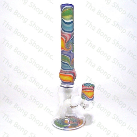 Gnosy Glass Rainbow Linework Bangerhanger #Gfitting Mini Milker - Tha Bong Shop 