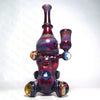 Blazed Glass Mushroom Bottle Mini Faberge Egg Rig - Tha Bong Shop 