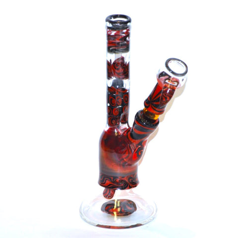 Gnosy Mini Milker Red and Black Dotstack - Tha Bong Shop