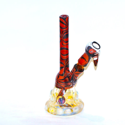 Gnosy Mini Milker Black and Red Beachball - Tha Bong Shop