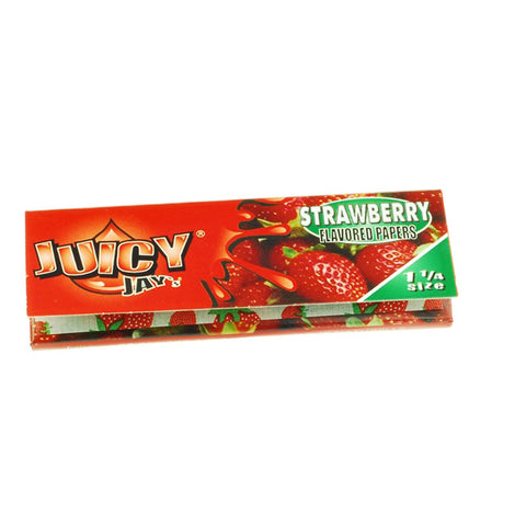 Juicy Jay's 1 1/4 Strawberry - Tha Bong Shop