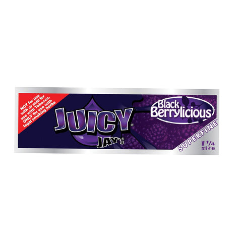 Juicy Jay's Superfine 1 1/4 Blackberry - Tha Bong Shop
